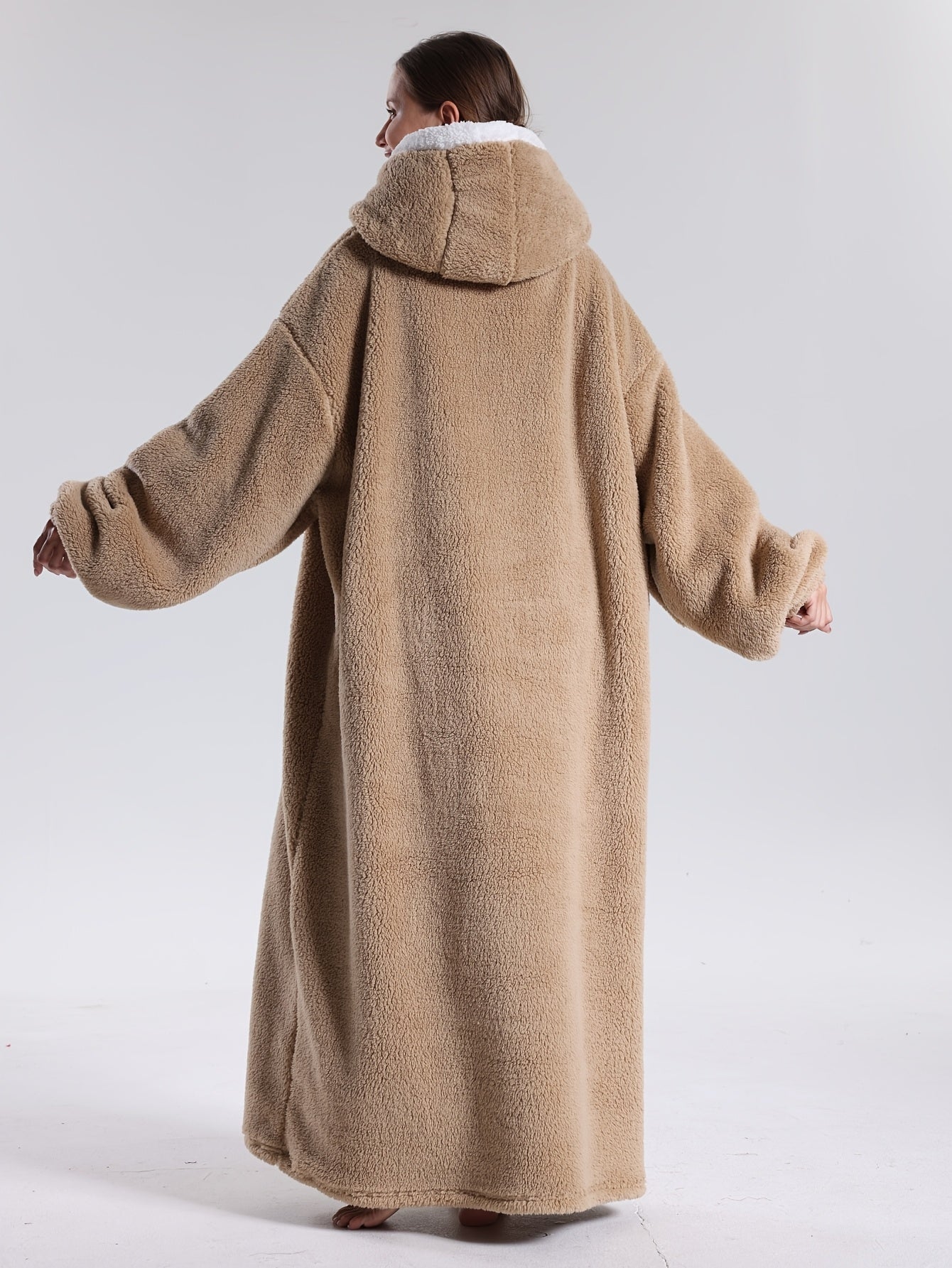 Hooded Blanket | Blanket with Sleeves | Wearable Blanket Hoodie | WarmHood
