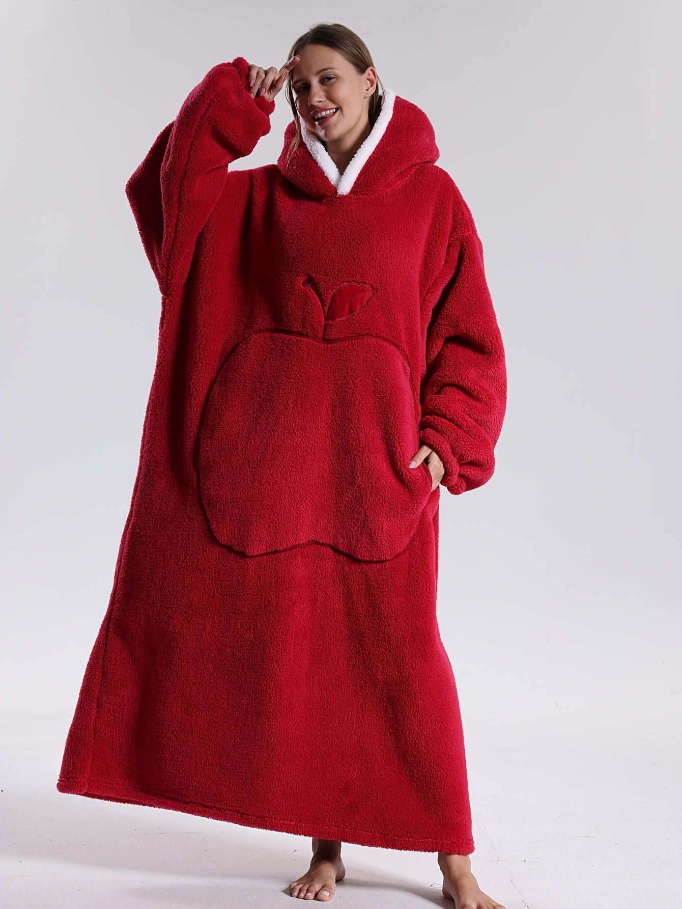Hooded Blanket | Blanket with Sleeves | Wearable Blanket Hoodie | WarmHood