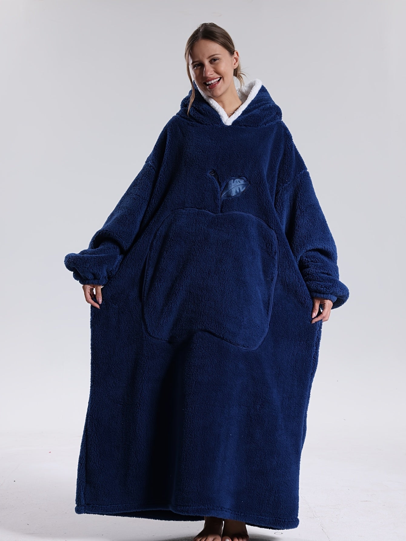 Hooded Blanket | Blanket with Sleeves | Wearable Blanket Hoodie | WarmHood