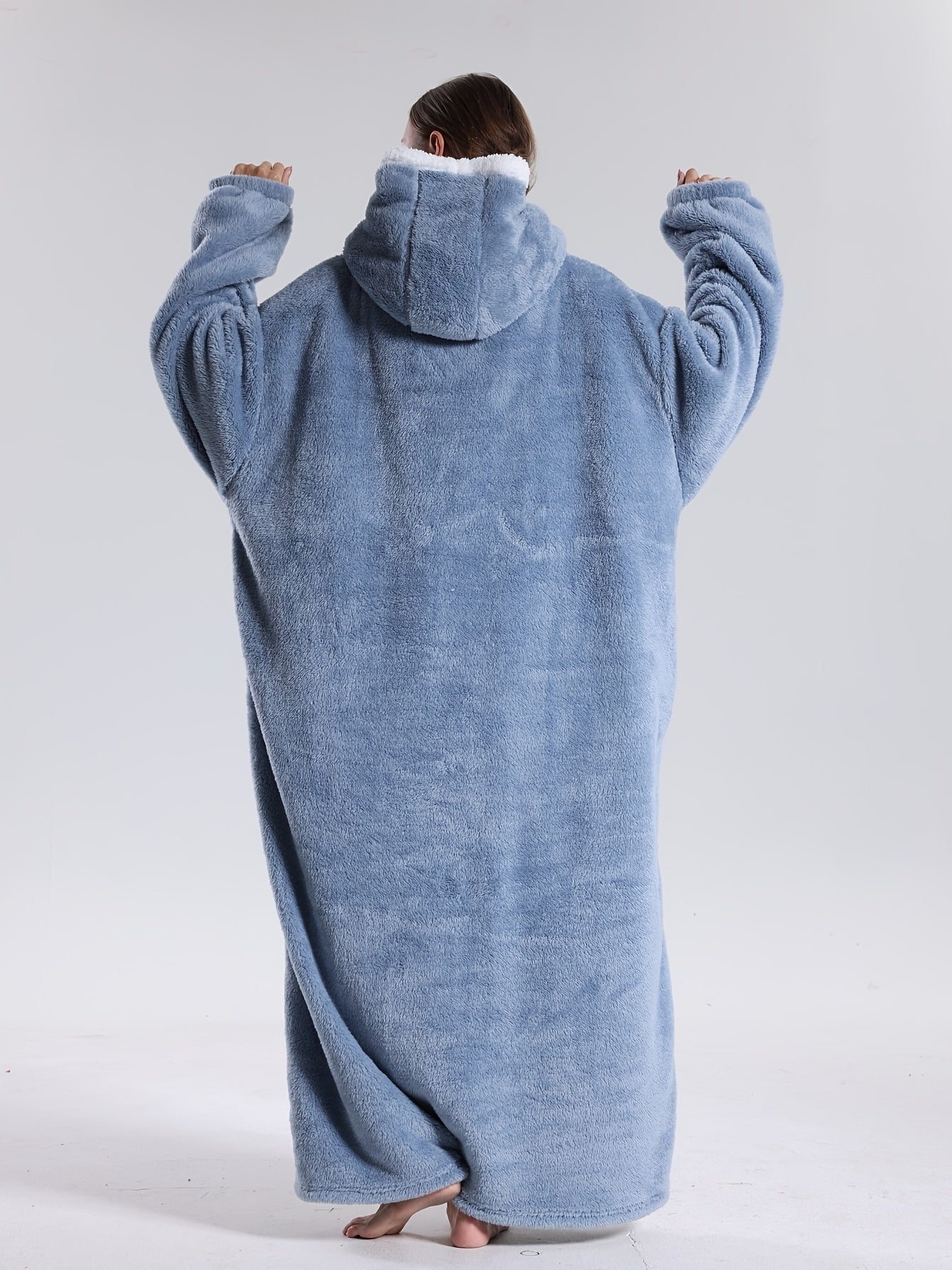 Hooded Blanket | Blanket with Sleeves | Wearable Blanket Hoodie | WarmHood