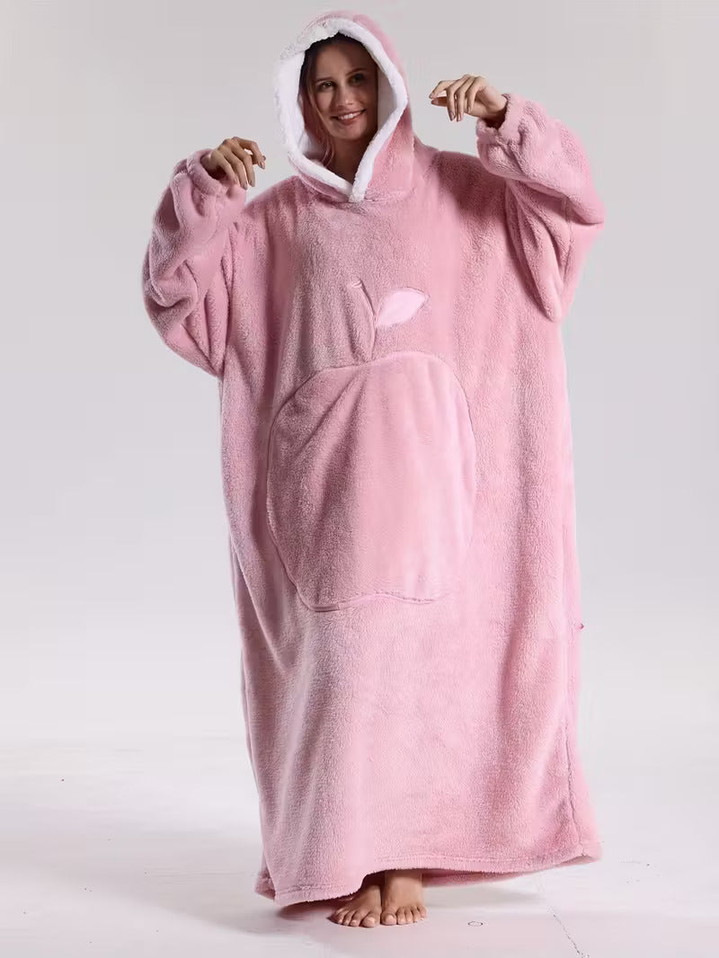 Hooded Blanket | Blanket with Sleeves | Wearable Blanket Hoodie | WarmHood