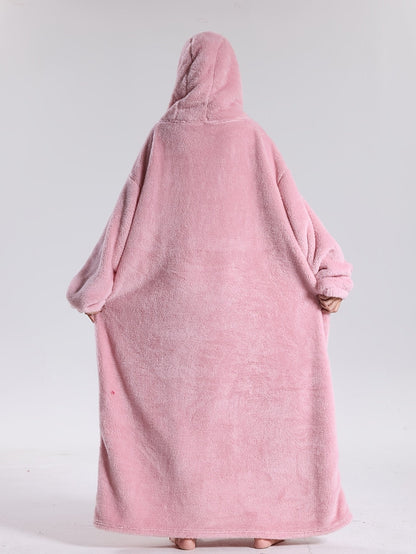 Hooded Blanket | Blanket with Sleeves | Wearable Blanket Hoodie | WarmHood