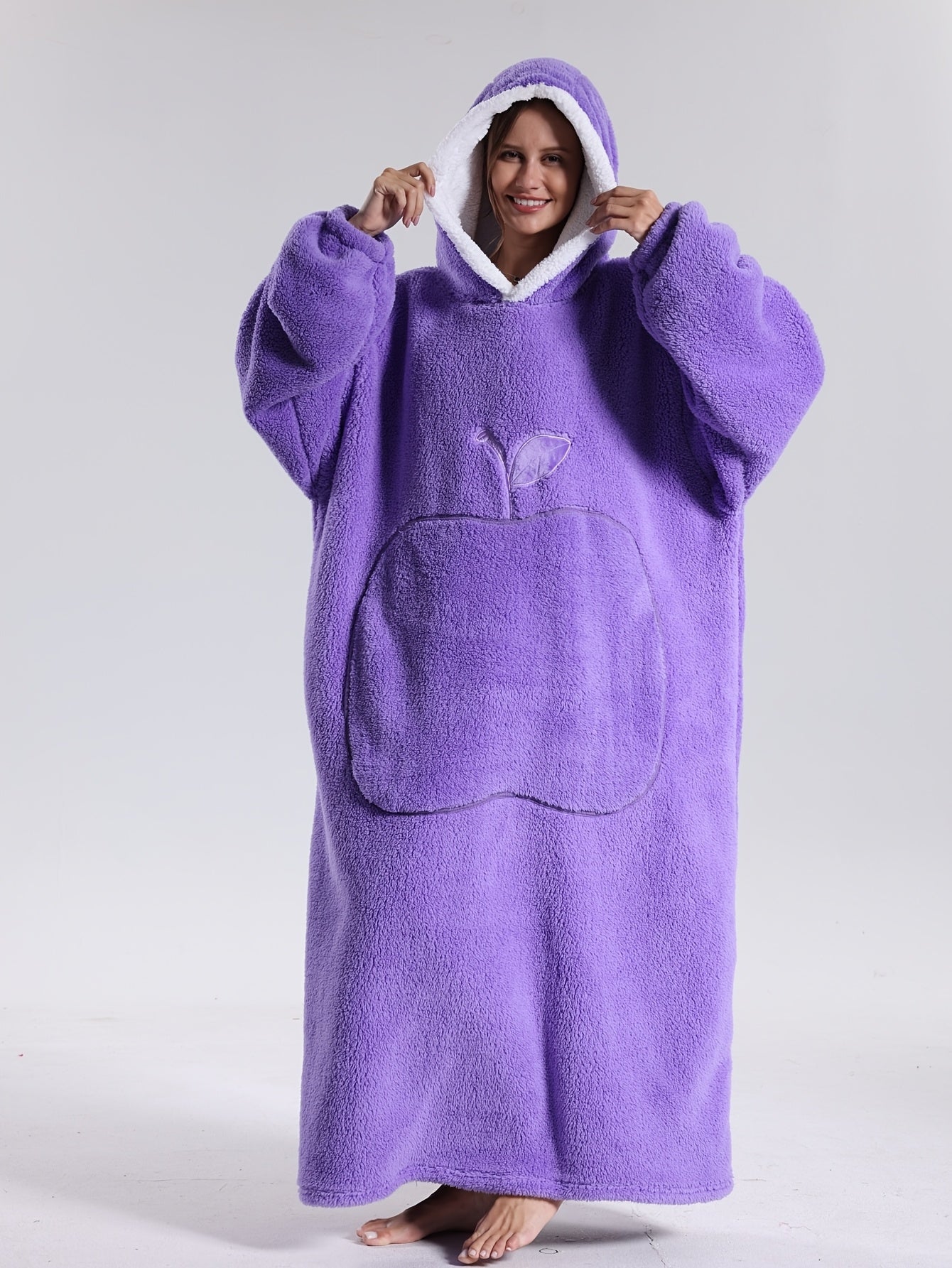 Kapuzendecke | Decke mit Ärmeln | Tragbare Decke Hoodie | WarmHood