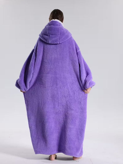 Hooded Blanket | Blanket with Sleeves | Wearable Blanket Hoodie | WarmHood