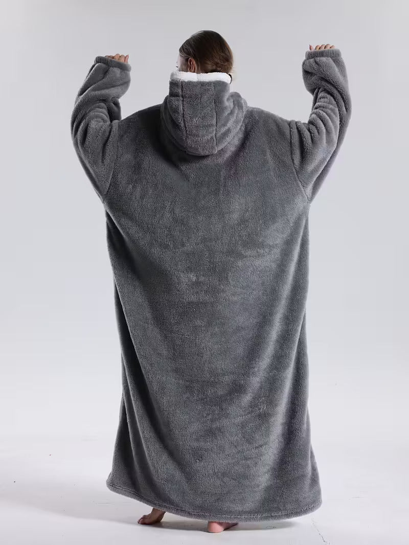 Hooded Blanket | Blanket with Sleeves | Wearable Blanket Hoodie | WarmHood