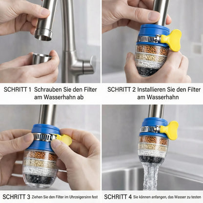 Water Filter for Faucet at Home Connection | Drinking Water Filter for Clean Water | PureFlow