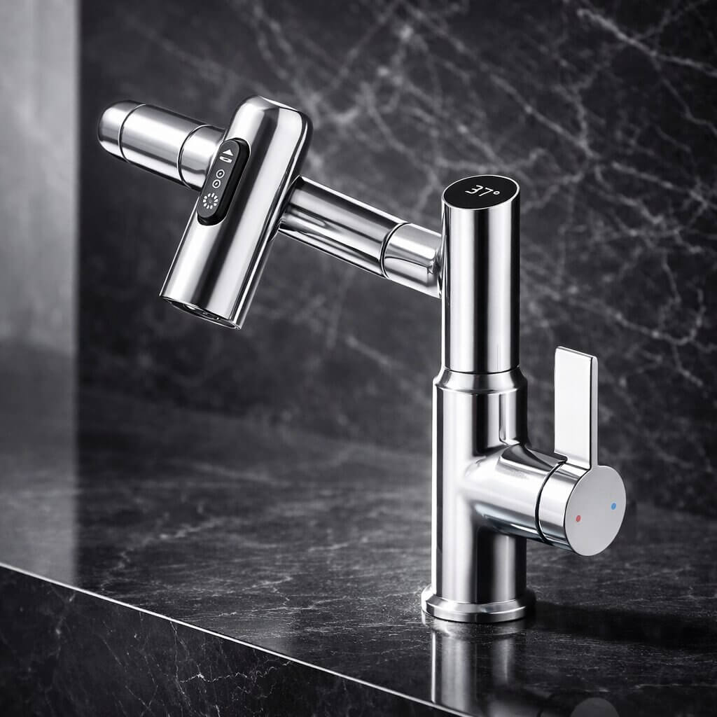 Küchen- & Badezimmerarmatur | Flexibler Küchenwasserhahn | Spültischarmatur | Aqualior