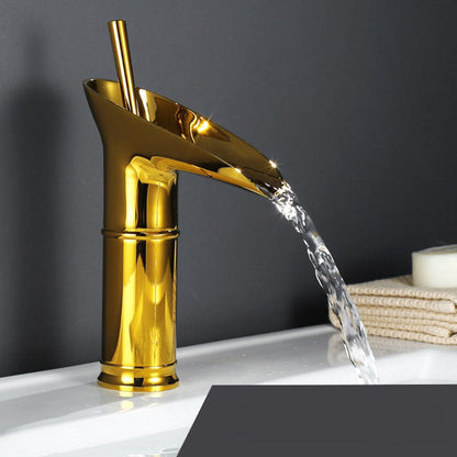 Wasserhahn für Küche & Bad | Wasserfall Waschbecken Wasserhahn | Antiker Waschbecken Wasserhahn | Armaturix