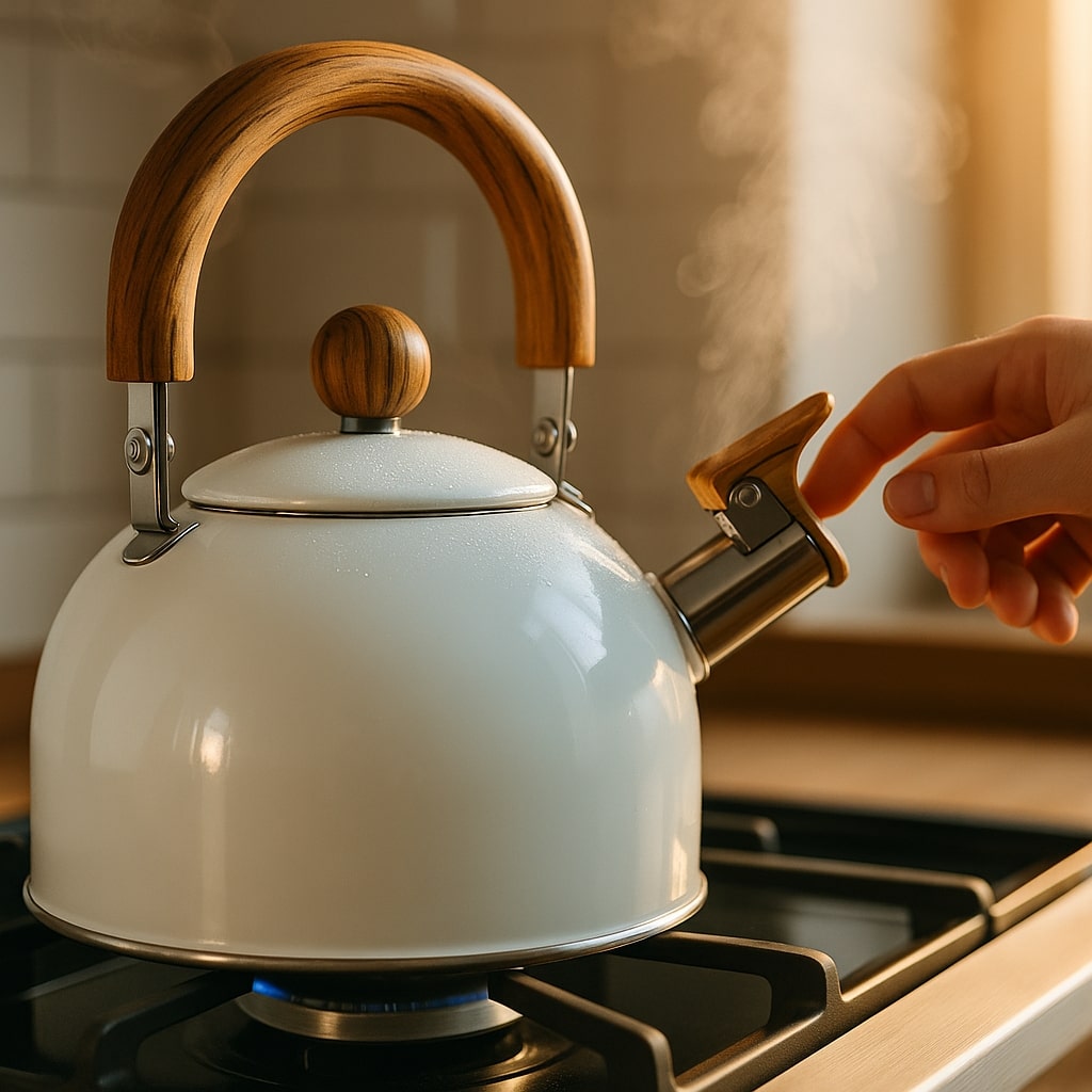 Induction & Stove Kettle | Stainless Steel Teapot in Retro Look | Kessora