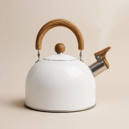 Induction & Stove Kettle | Stainless Steel Teapot in Retro Look | Kessora