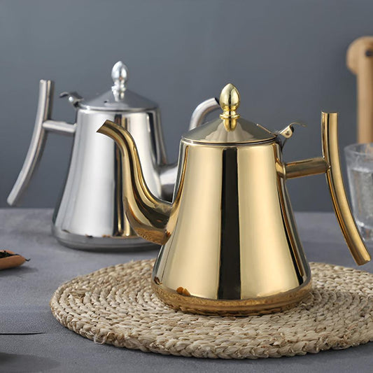 Stainless Steel Kettle with Filter | Teapot with Strainer | Steelia