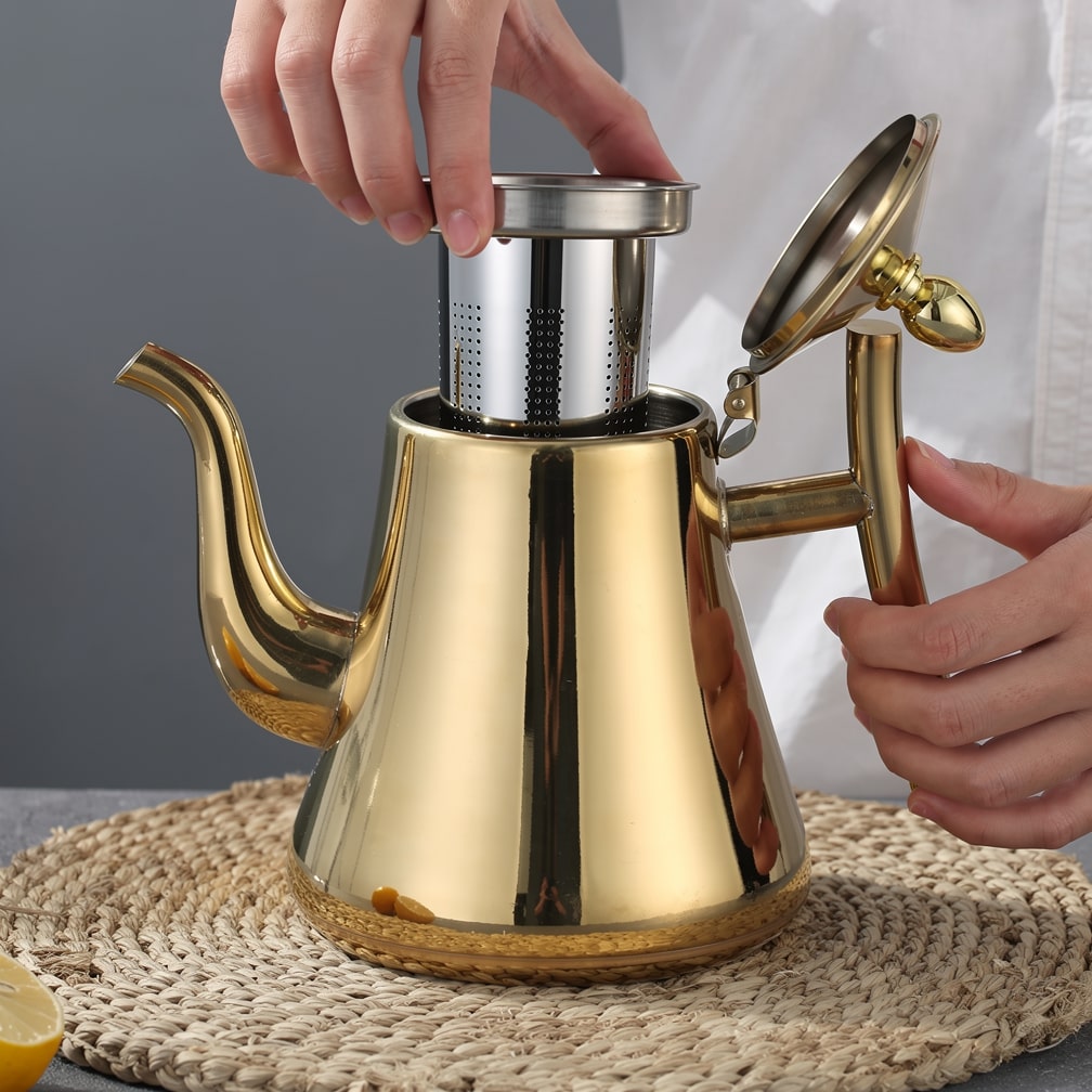 Stainless Steel Kettle with Filter | Teapot with Strainer | Steelia