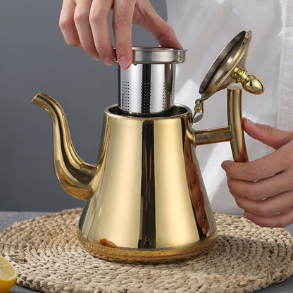 Stainless Steel Kettle with Filter | Teapot with Strainer | Steelia