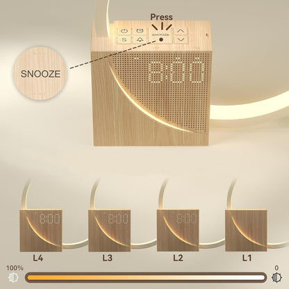 Sunrise Alarm Clock with Light | Alarm Clock with Charging Function | WakeLight