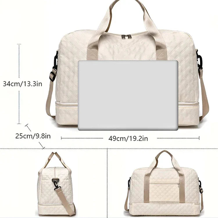 Weekender for Men & Women | Sports Bag with Shoe Compartment | UrbanFold