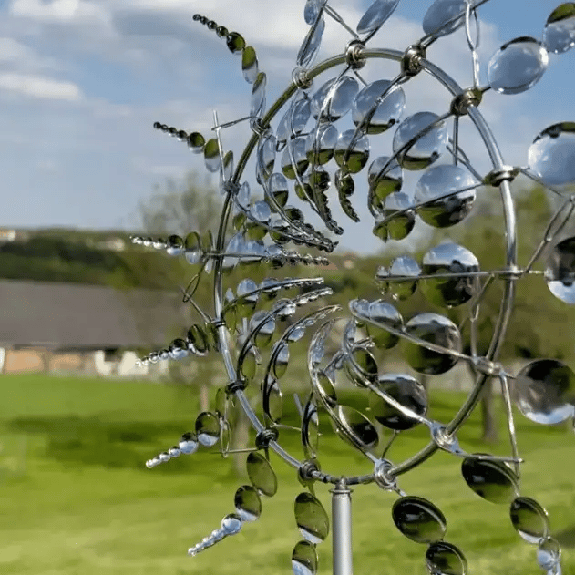 Windspiel für den Garten | Metall-Windmühle | WindLume