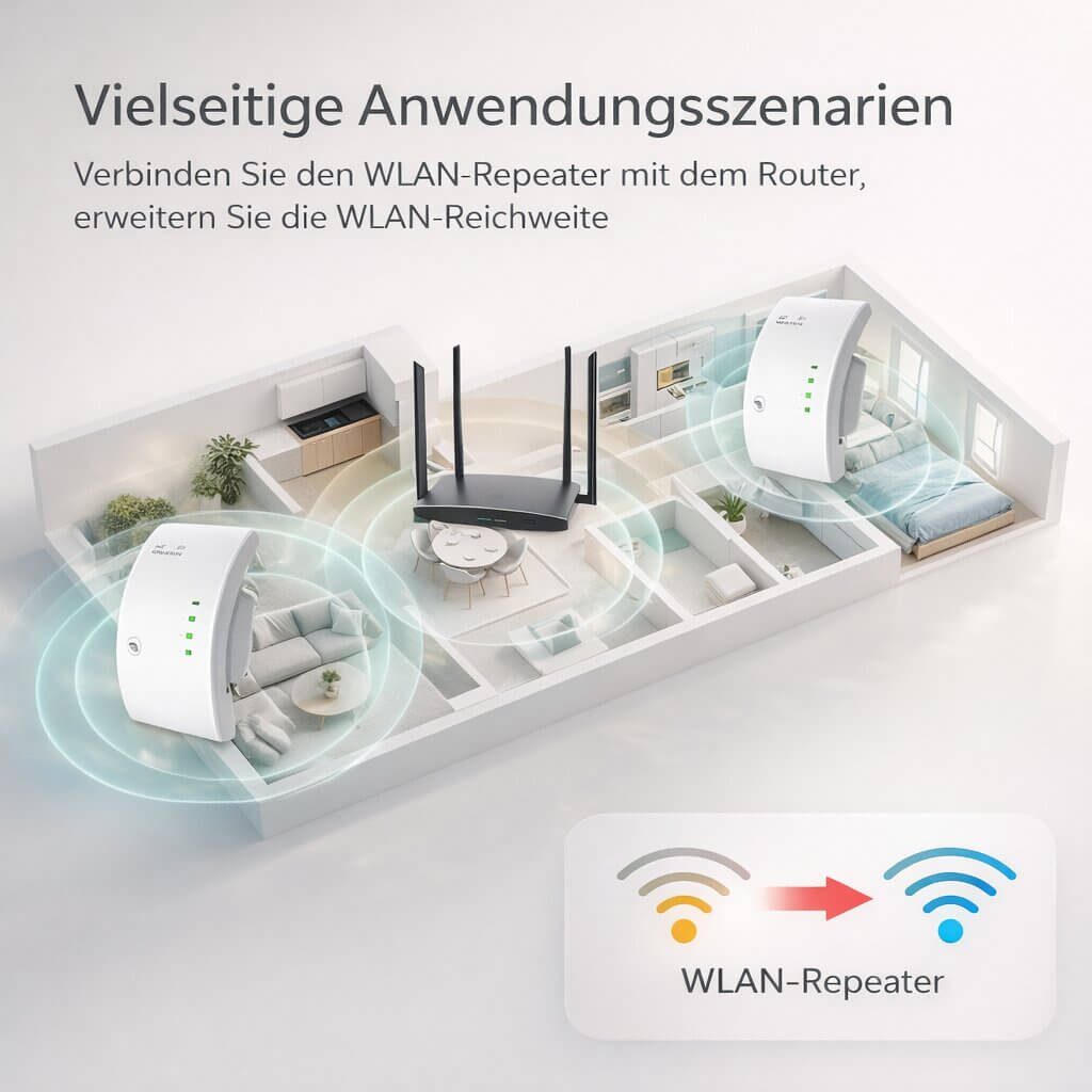 WLAN Repeater & Amplifier | WLAN Signal Booster | Netviora