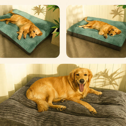 Orthopädisches Hundebett für große und kleine Hunde | Waschbares Hundekissen | WuffNest